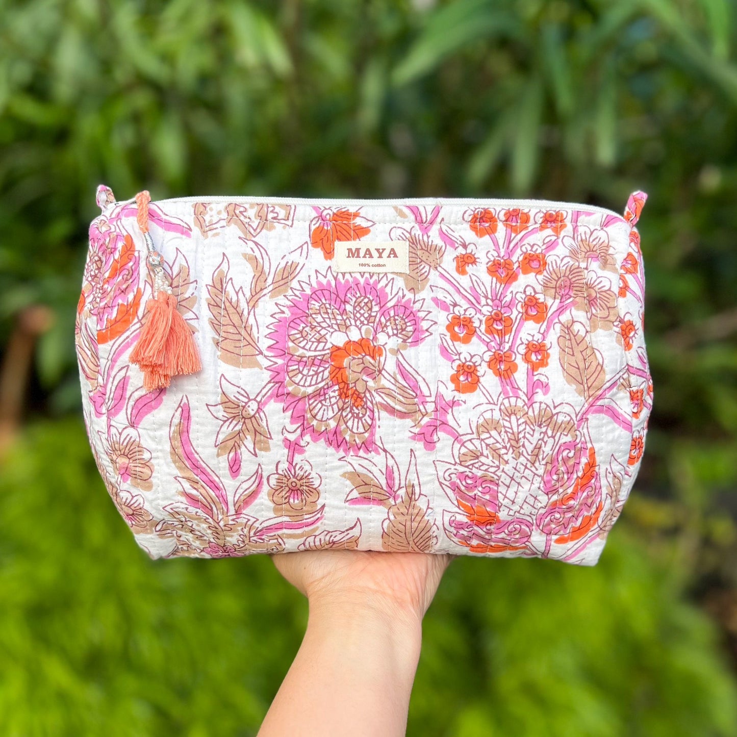 Toiletry Bags - Shades of Pink (4 Patterns) 1/2