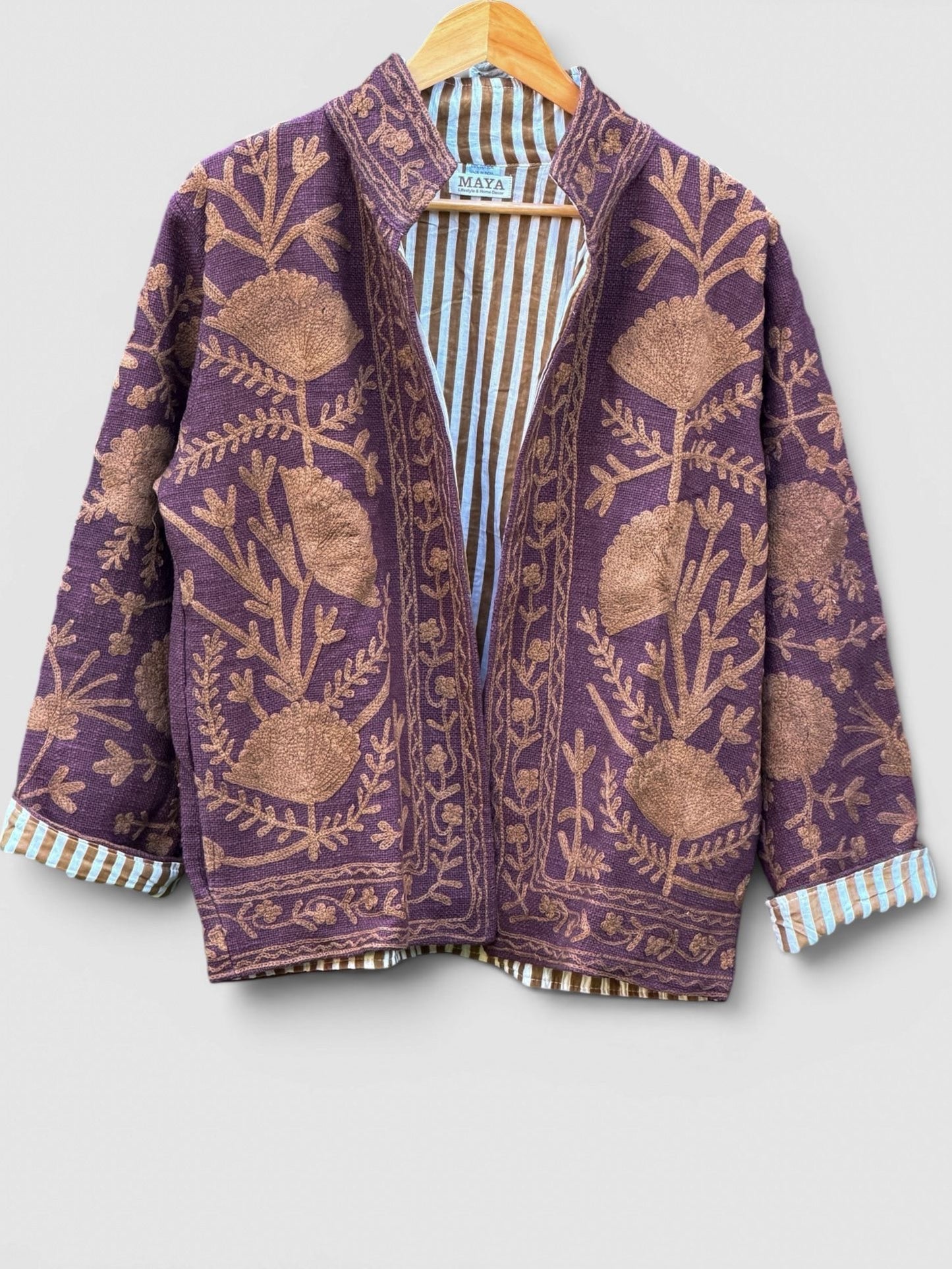 Suzzani Jacket - Plum Azure
