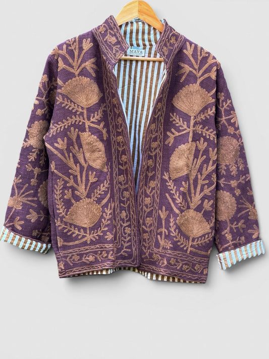 Suzzani Jacket - Plum Azure