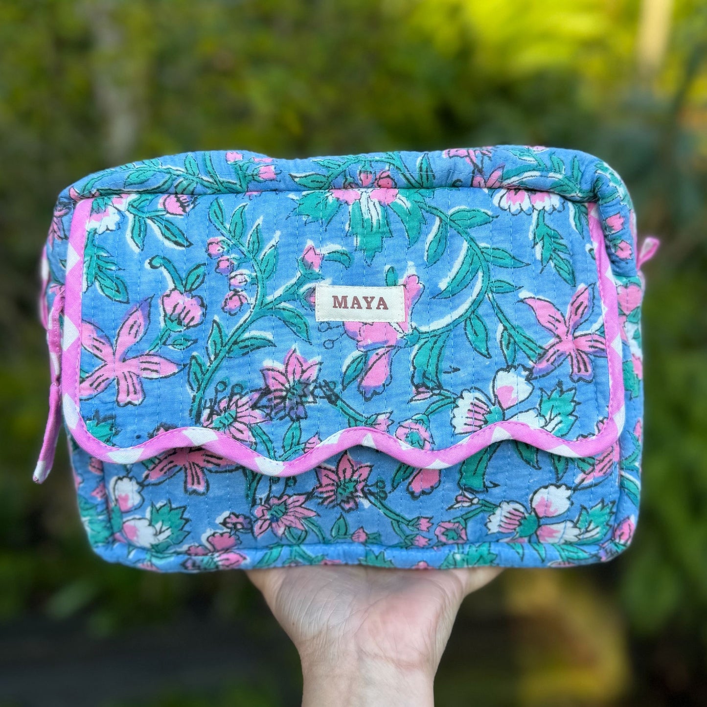 Wash Bags - Shades of Blue 2/2 (7 Patterns)