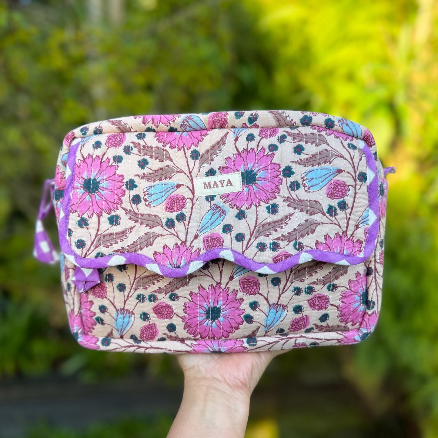 Washbags -  Shades of Pink/Purple (10 Patterns)
