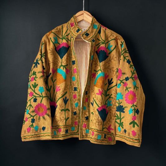 Suzzani Jacket - Mustard Azure