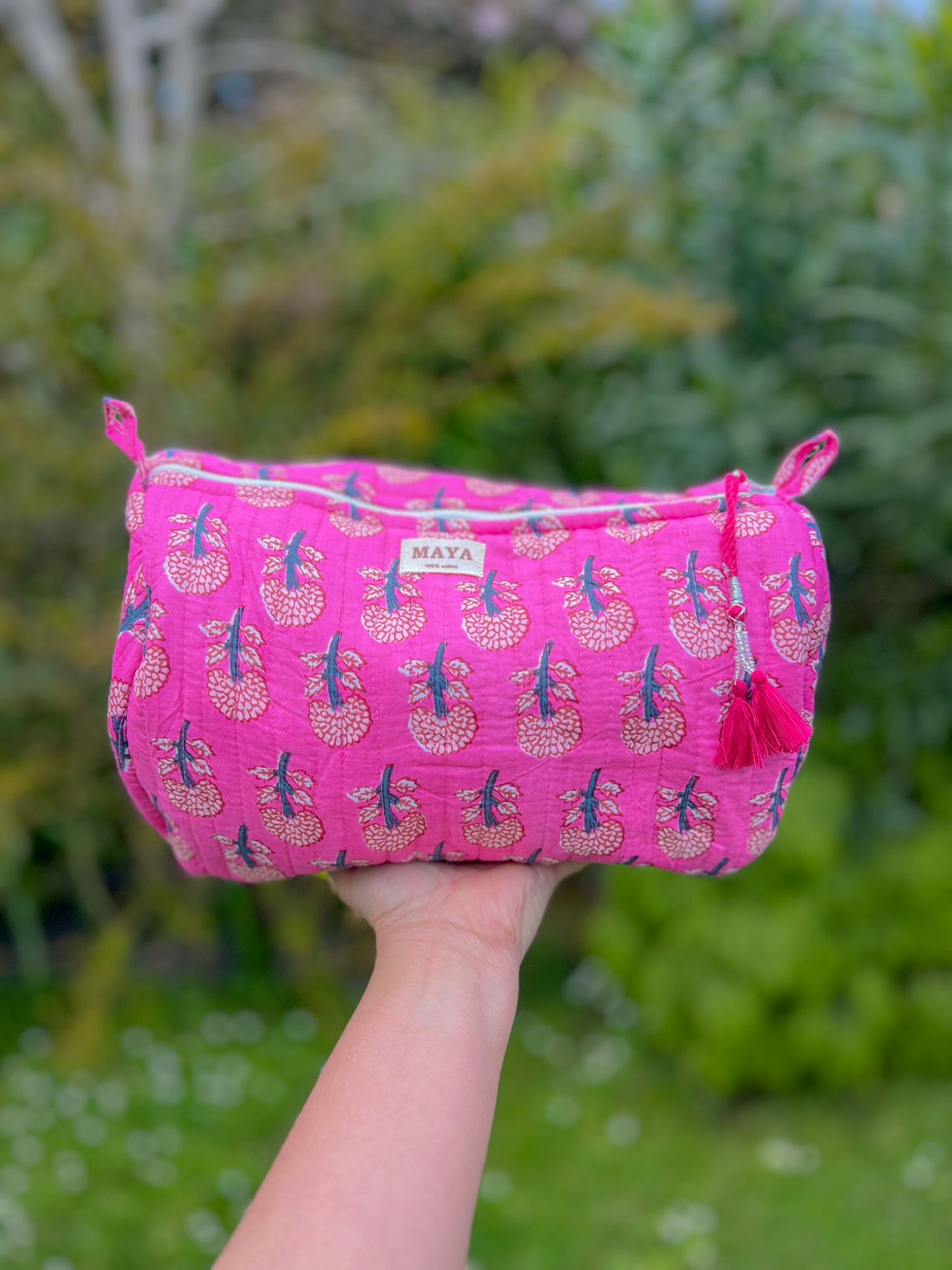 Toiletry Bags - Shades of Pink (6 Patterns) 1/2