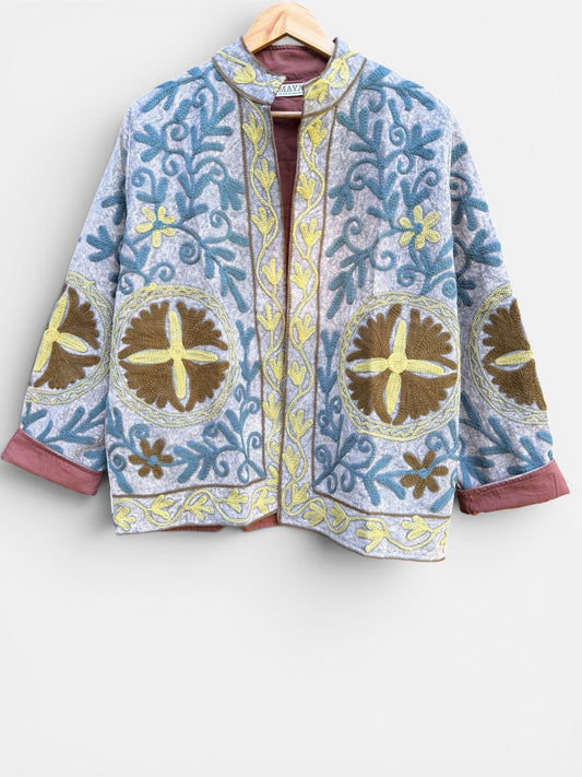 Suzzani Jacket - Moonstone Garden