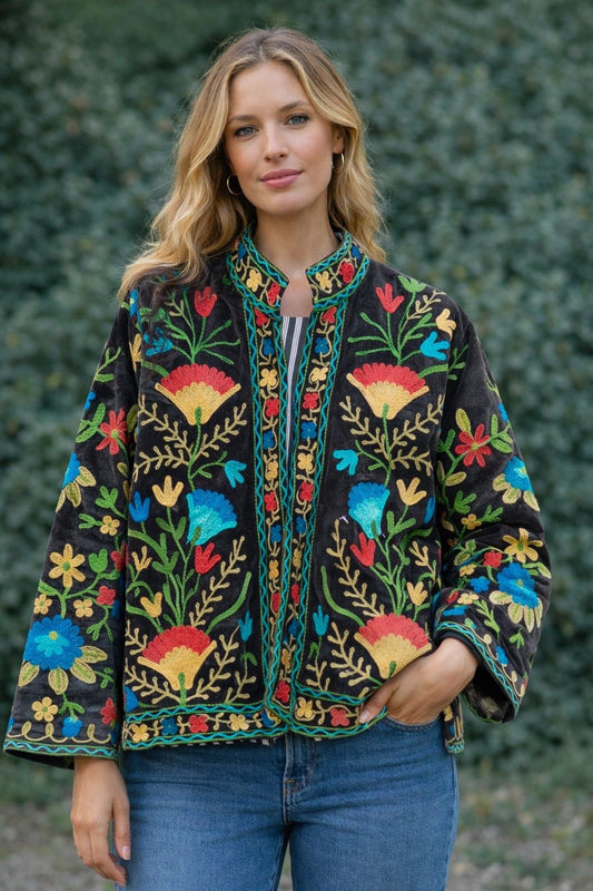 Suzzani Jacket - Noor Garden
