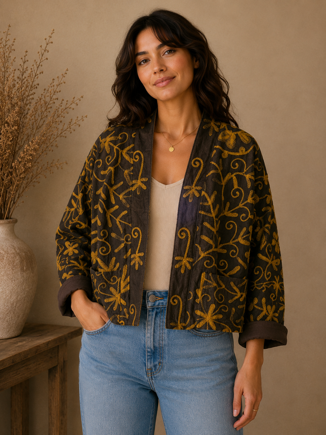 Suzzani Jacket - Brown Beauty