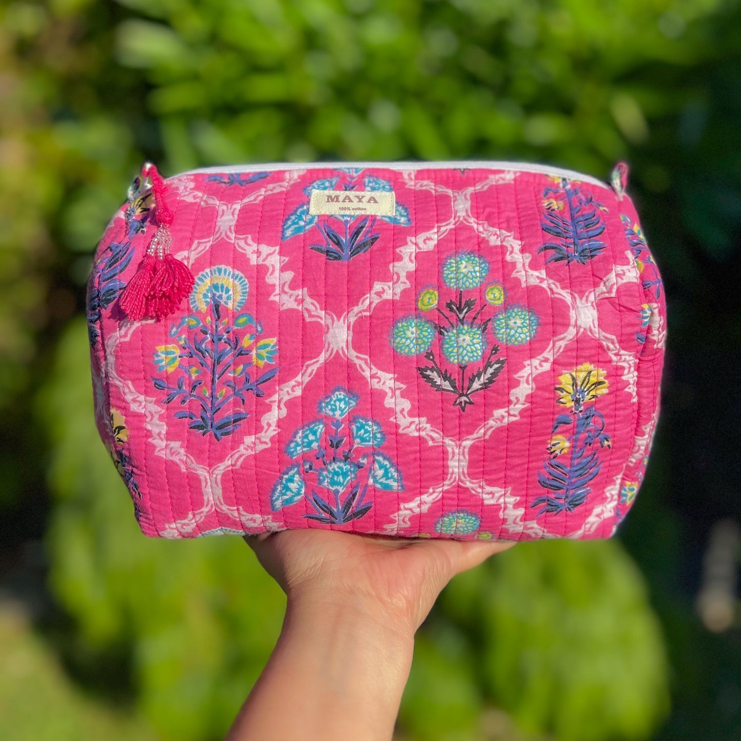 Toiletry Bags - Shades of Pink (6 Patterns) 1/2