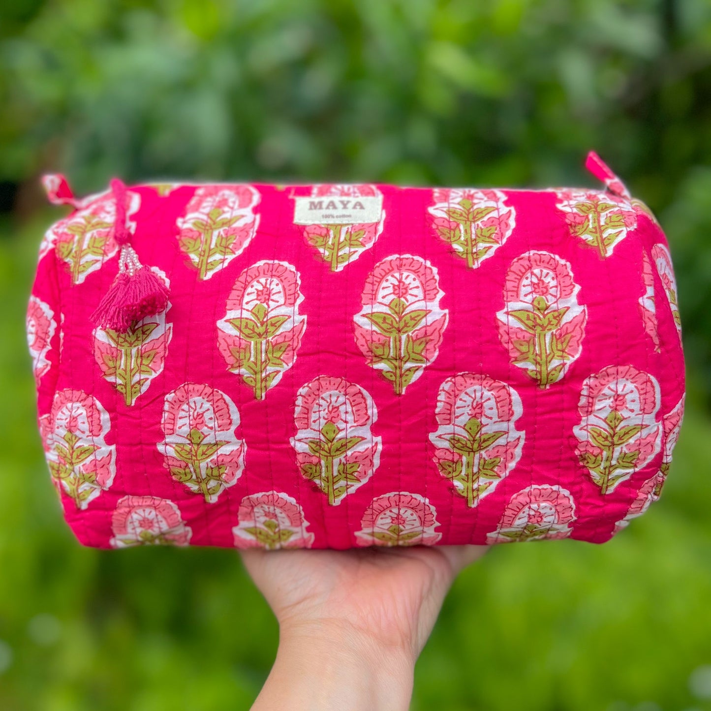 Toiletry Bags - Shades of Pink (6 Patterns) 1/2