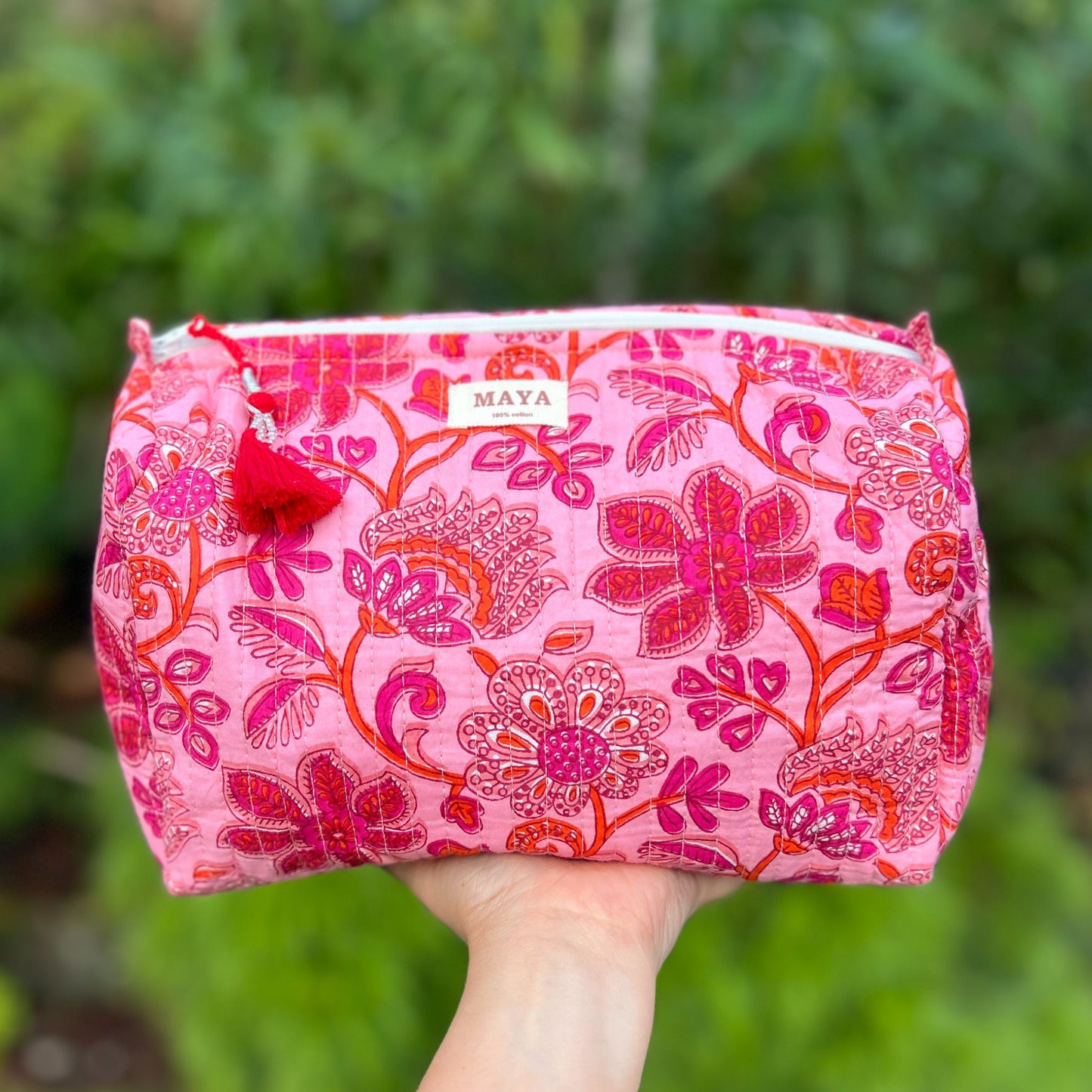 Toiletry Bags - Shades of Pink (6 Patterns) 1/2