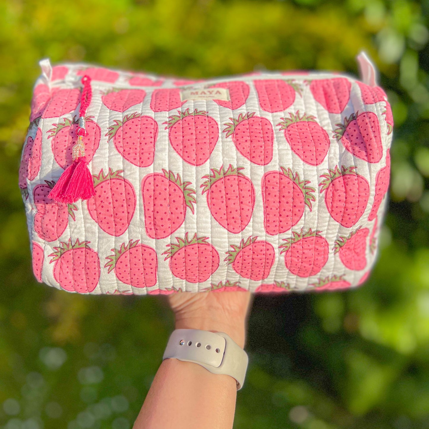Toiletry Bags - Shades of Pink (5 Patterns) 2/2