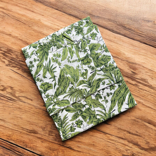 Cotton Kimono - Green Tropical