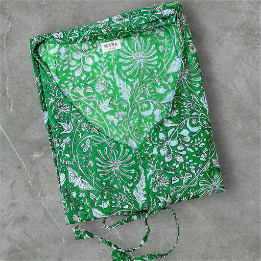 Cotton Kaftan - Pine Green